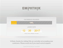 Tablet Screenshot of empathik.com